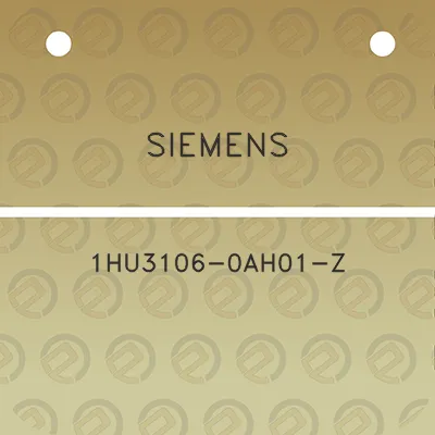 siemens-1hu3106-0ah01-z