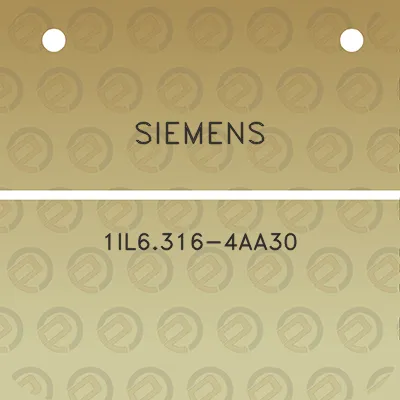 siemens-1il6316-4aa30