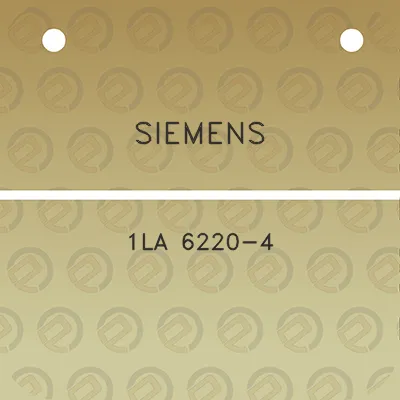 siemens-1la-6220-4