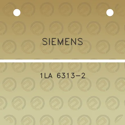 siemens-1la-6313-2