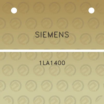 siemens-1la1400