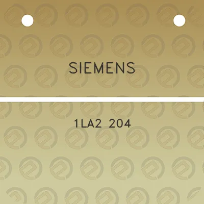 siemens-1la2-204