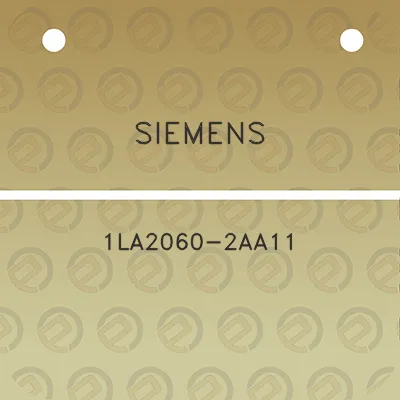 siemens-1la2060-2aa11