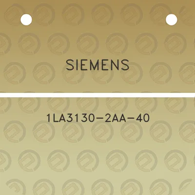 siemens-1la3130-2aa-40