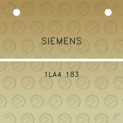 siemens-1la4-183