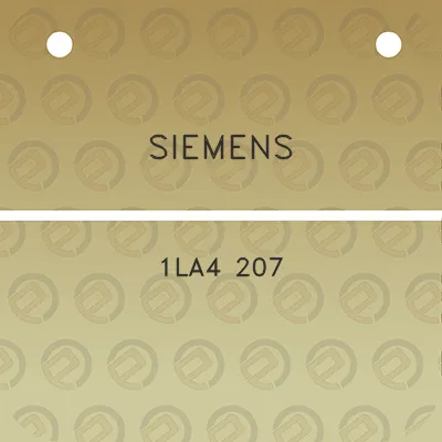 siemens-1la4-207