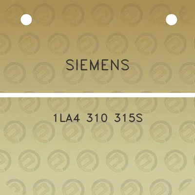 siemens-1la4-310-315s