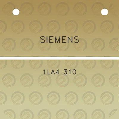 siemens-1la4-310