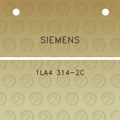 siemens-1la4-314-2c