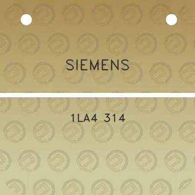 siemens-1la4-314