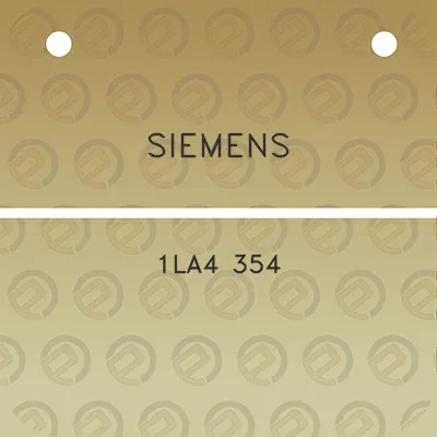 siemens-1la4-354