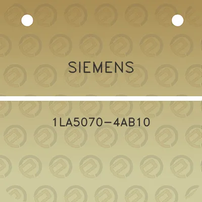 siemens-1la5070-4ab10