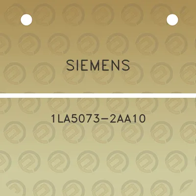 siemens-1la5073-2aa10