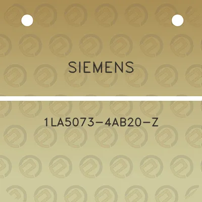 siemens-1la5073-4ab20-z