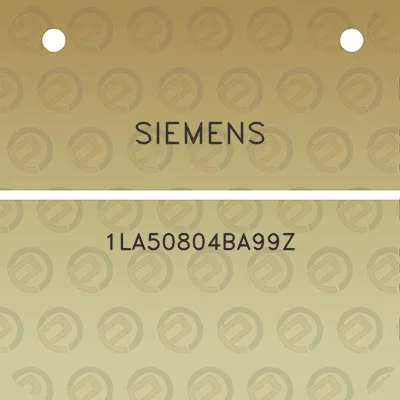 siemens-1la50804ba99z