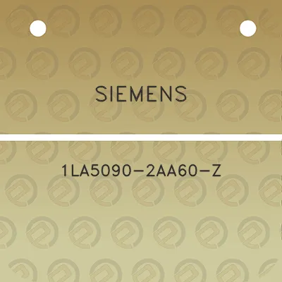 siemens-1la5090-2aa60-z