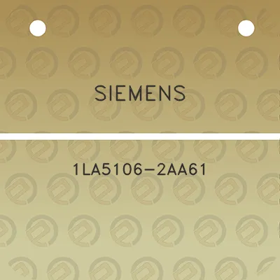 siemens-1la5106-2aa61