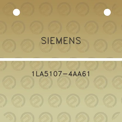 siemens-1la5107-4aa61