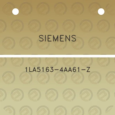 siemens-1la5163-4aa61-z