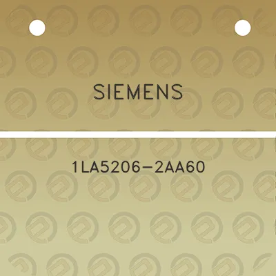 siemens-1la5206-2aa60