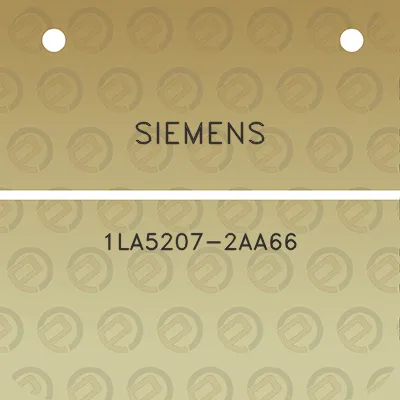 siemens-1la5207-2aa66