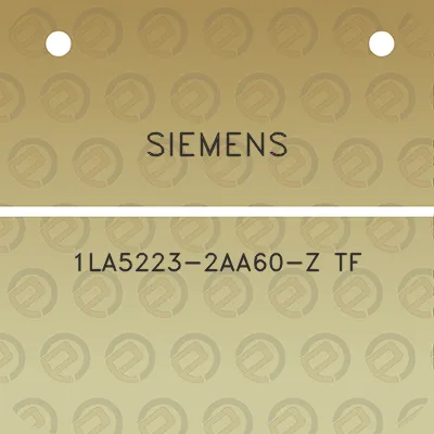 siemens-1la5223-2aa60-z-tf