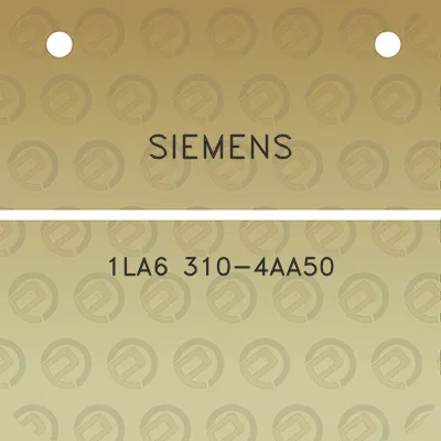 siemens-1la6-310-4aa50