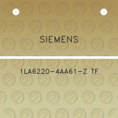 siemens-1la6220-4aa61-z-tf