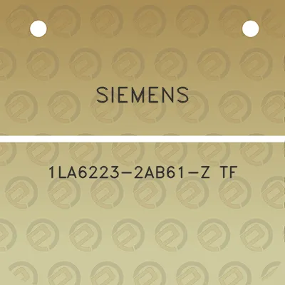 siemens-1la6223-2ab61-z-tf