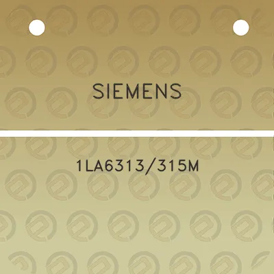 siemens-1la6313315m