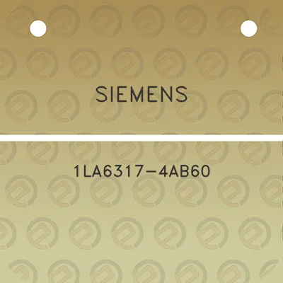 siemens-1la6317-4ab60