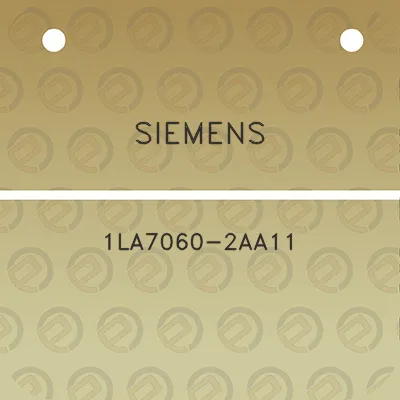 siemens-1la7060-2aa11