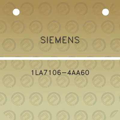 siemens-1la7106-4aa60