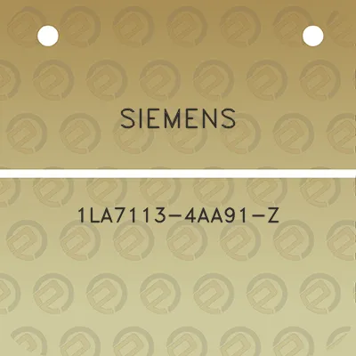 siemens-1la7113-4aa91-z