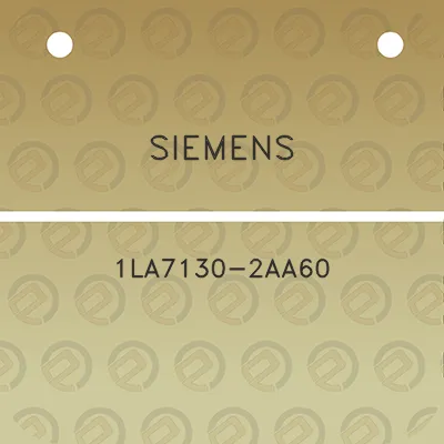 siemens-1la7130-2aa60