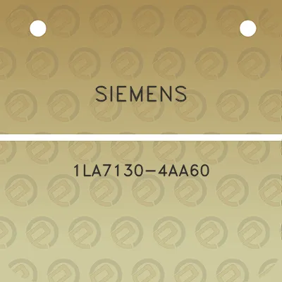 siemens-1la7130-4aa60