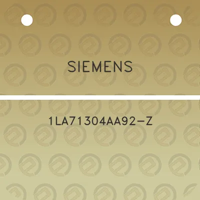 siemens-1la71304aa92-z