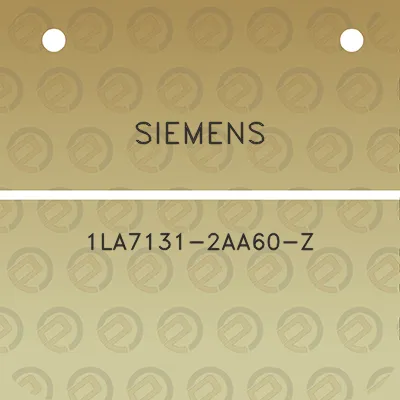 siemens-1la7131-2aa60-z