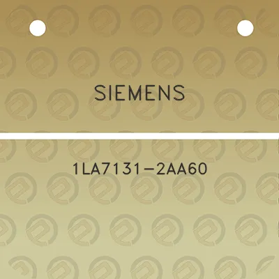 siemens-1la7131-2aa60