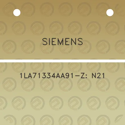 siemens-1la71334aa91-z-n21