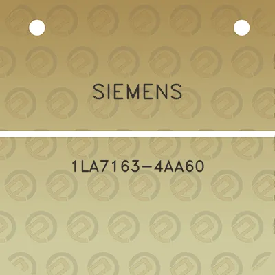 siemens-1la7163-4aa60