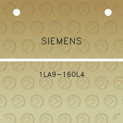 siemens-1la9-160l4