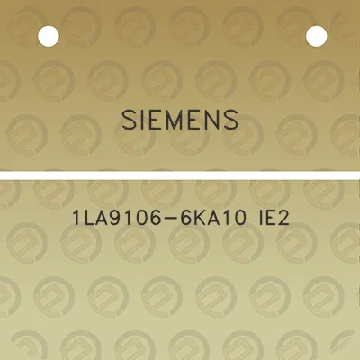 siemens-1la9106-6ka10-ie2