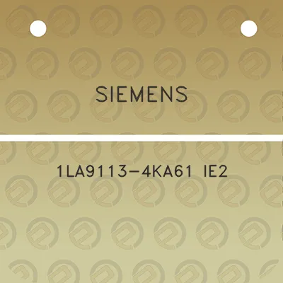 siemens-1la9113-4ka61-ie2