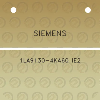 siemens-1la9130-4ka60-ie2