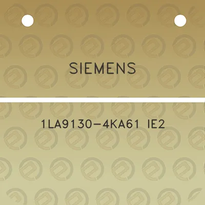 siemens-1la9130-4ka61-ie2