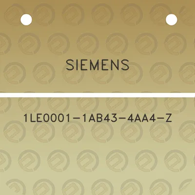 siemens-1le0001-1ab43-4aa4-z