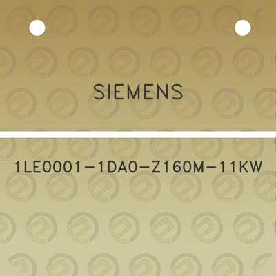 siemens-1le0001-1da0-z160m-11kw