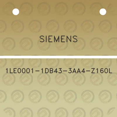 siemens-1le0001-1db43-3aa4-z160l