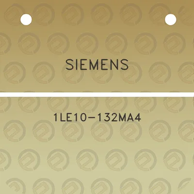 siemens-1le10-132ma4